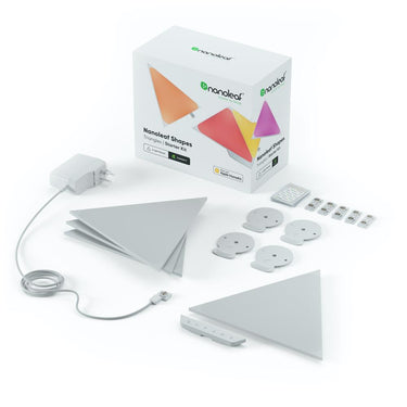 nanoleaf shapes - triangles starter kit (4 panels)